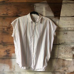 Madewell Tops - Madewell Striped Size Small Cotton Button Blouse Madewell Tops - Madewell Striped Size Small Cotton Button Blouse